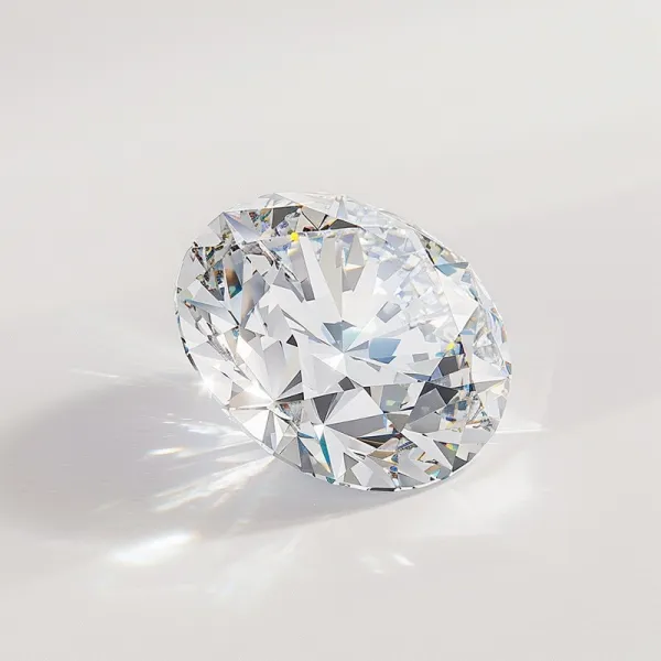 Diamant rond cultivé en laboratoire de 0,50 carat