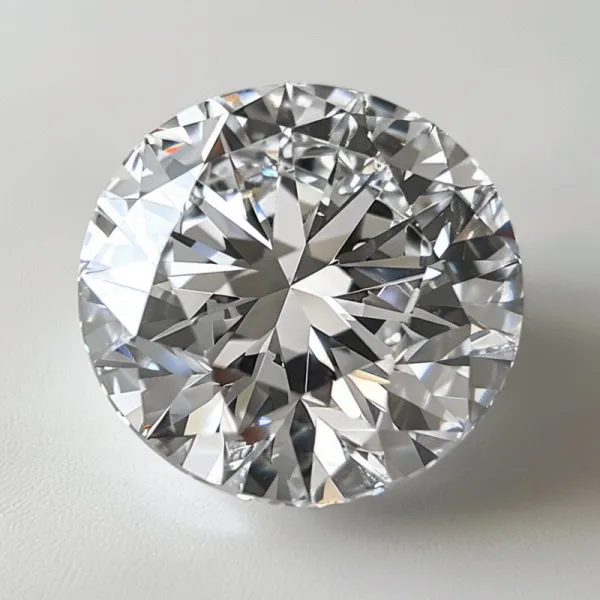 Diamant rond cultivé en laboratoire de 1,25 carat