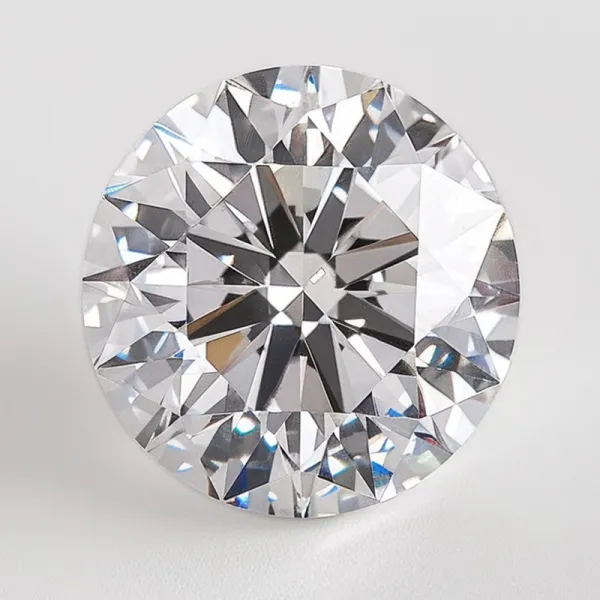 Diamant rond cultivé en laboratoire de 1,27 carat