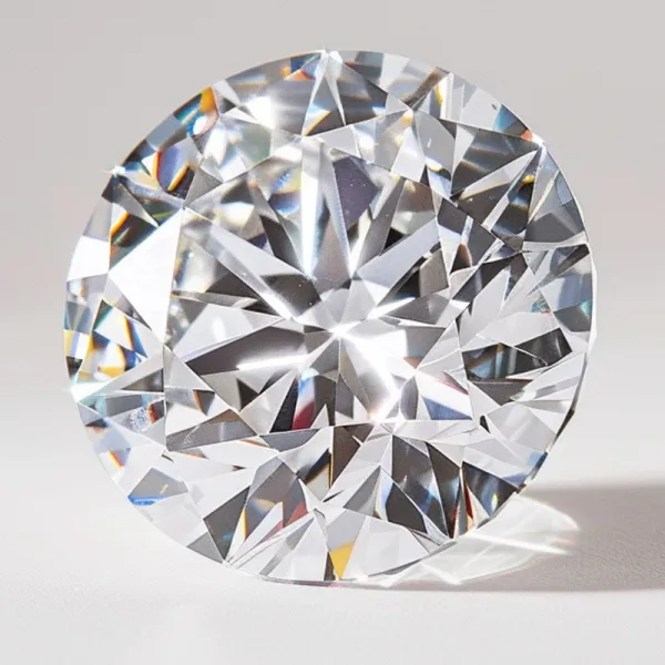 Diamant rond cultivé en laboratoire de 2,05 carats