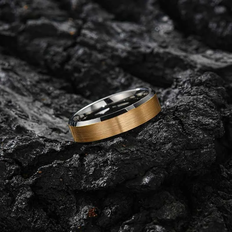 Men Titanium Steel Wedding Band