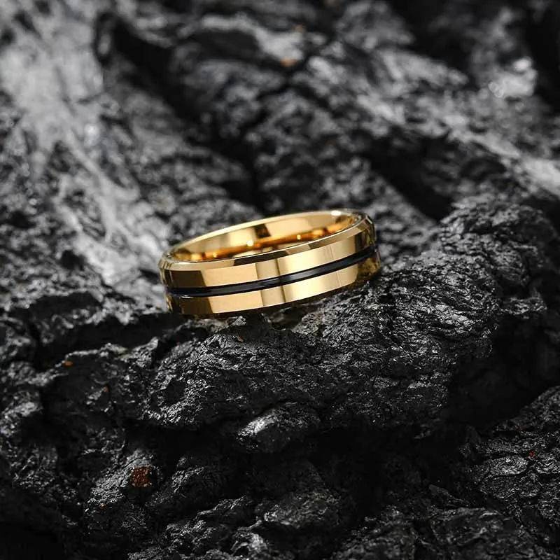 Classic Men Titanium Steel Wedding Band