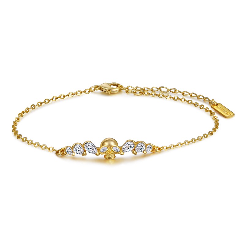 Buy 14K Gold Diamond Butterfly Bracelet/ Dainty Gold Diamond Butterfly  Bracelets Gifts for Her/ Gold Butterfly Bracelet Birthday Gifts for Her  Online in India - Etsy