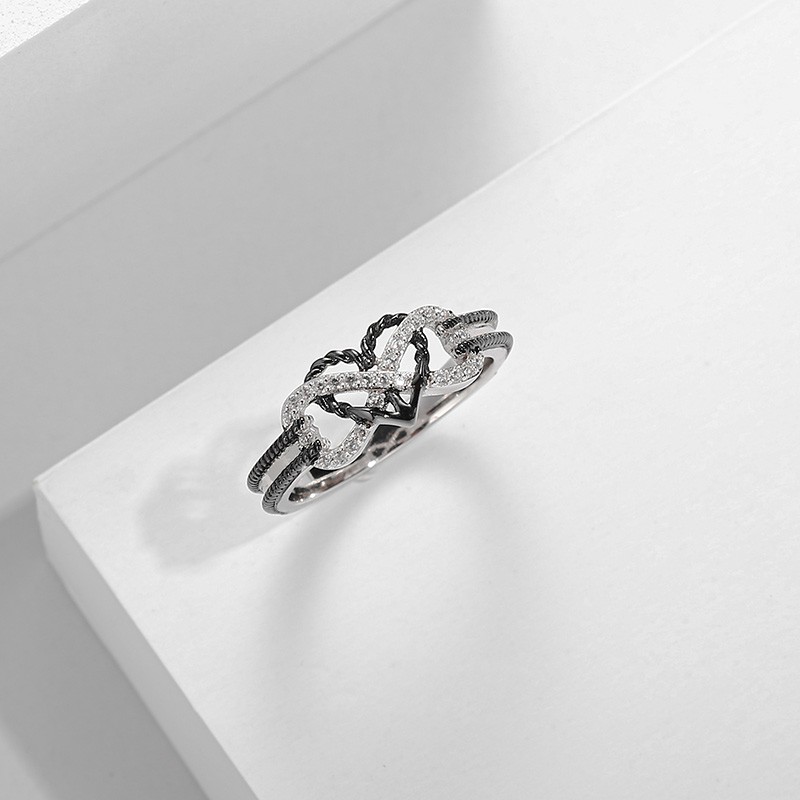 vancaro anchor heart ring