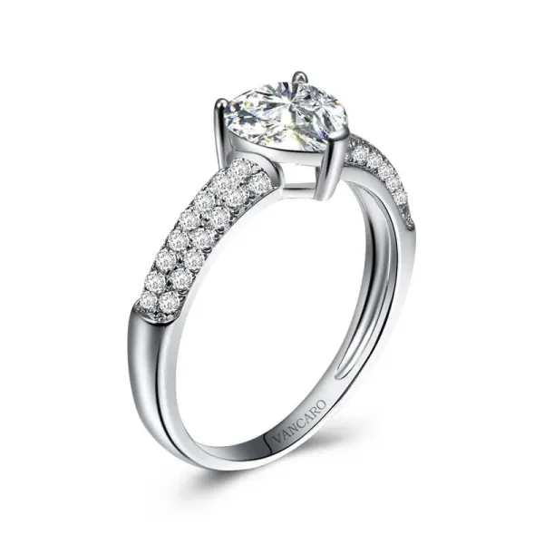 Classic Engagement Ring 925 Sterling Silver