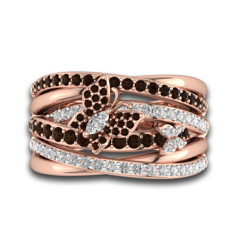 vancaro butterfly ring