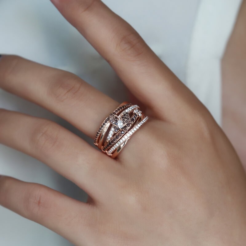 vancaro butterfly ring