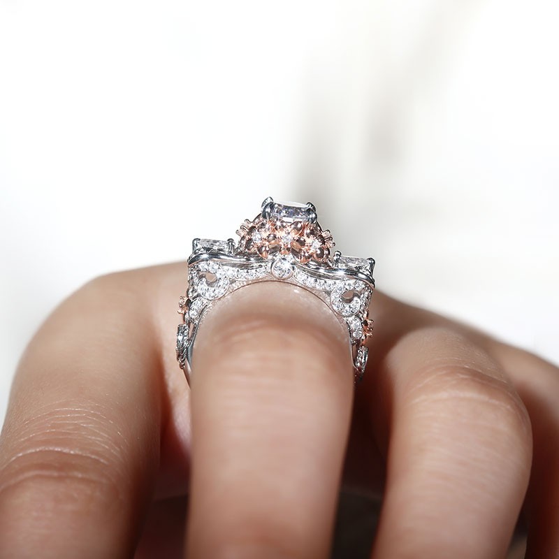 Beautiful Flower Nature Inspired Engagement Rings