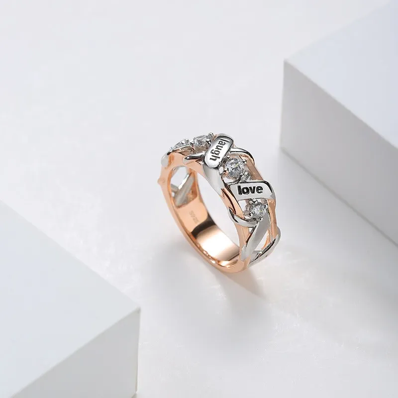 Unique Lettre Bague Pour Femme