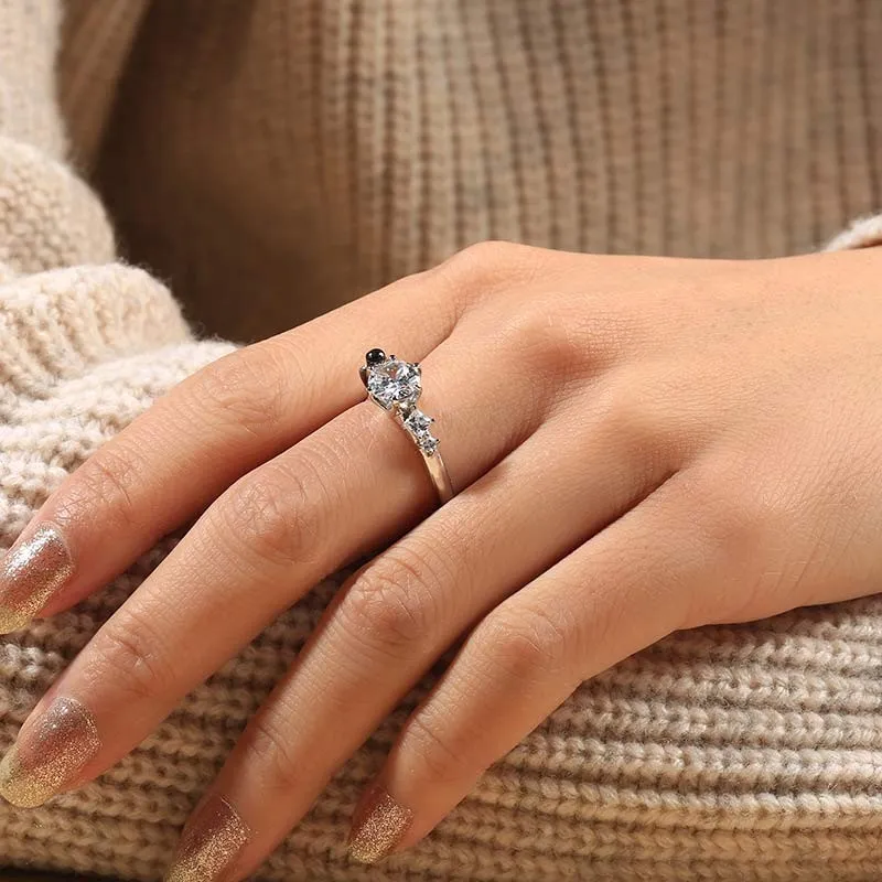 Dainty Penguin Ring