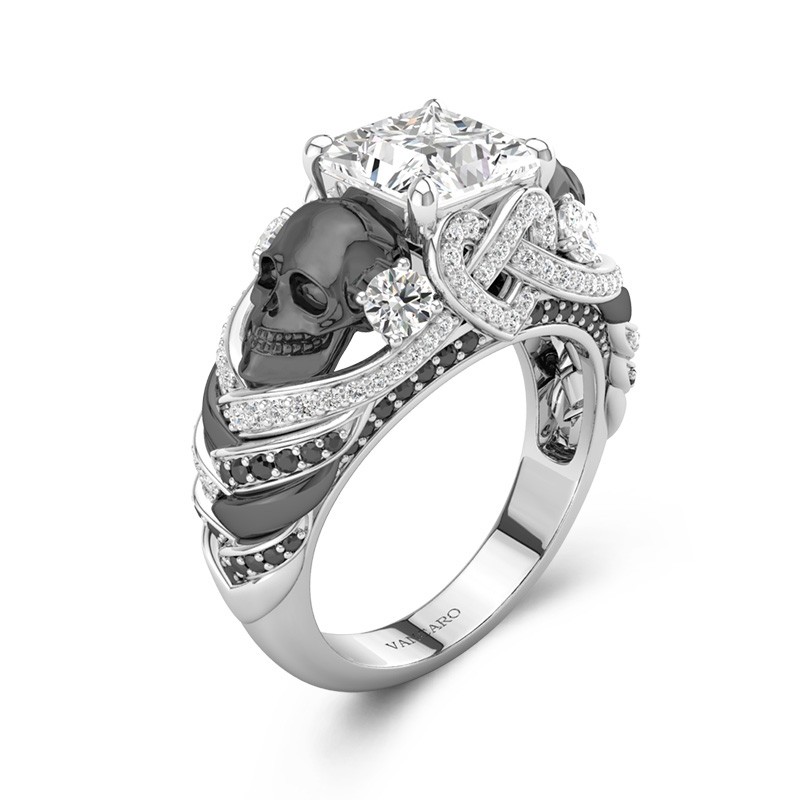 JD's MotorChain Skull Ring for Men & Women, Size :16 to 19 Adjustable  (Click on JD India Gems and Rings to Buy Our Products) Pls Share This Page  in Facebook, Twitter, etc :