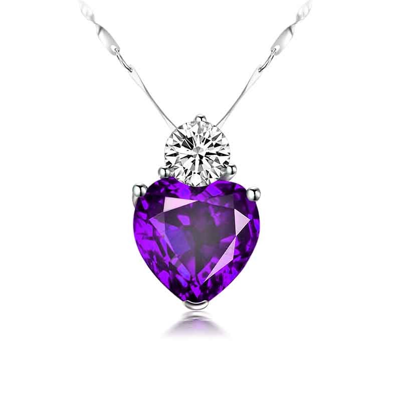 simple diamond pendant necklace