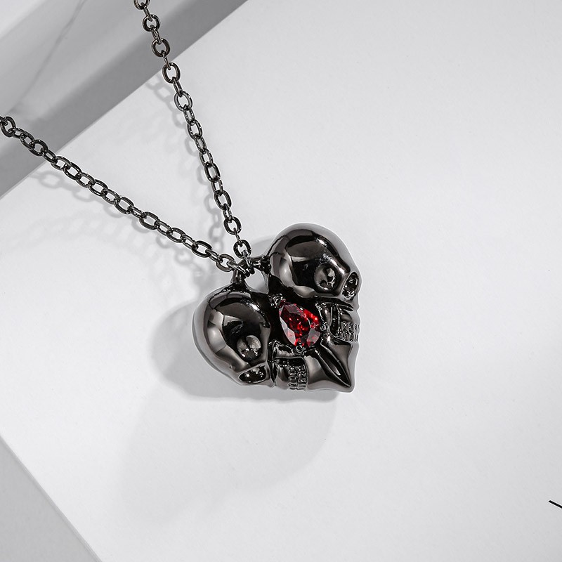 Sacred Heart Gothic Cross Rose Thrones Pendant Alternative Steampunk  Necklace (Black) | Amazon.com