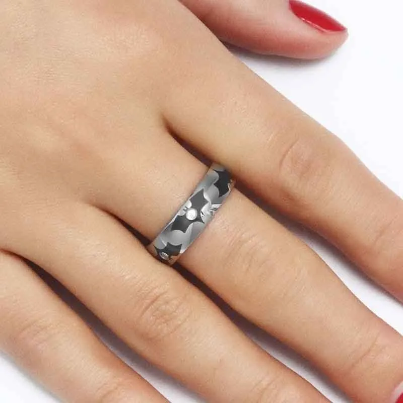 Gothique Chauve souris Bague Pour Femme