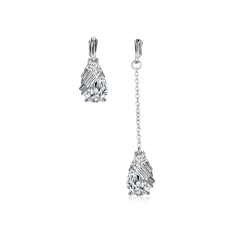 Unique Main Squelette Placage Goutte Boucles d'oreilles Pour Femme