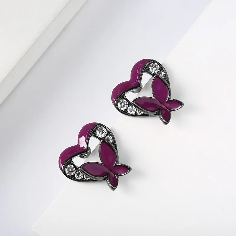 Nature Butterfly Stud Earrings