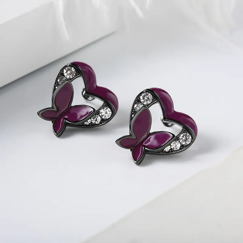 Nature Butterfly Stud Earrings