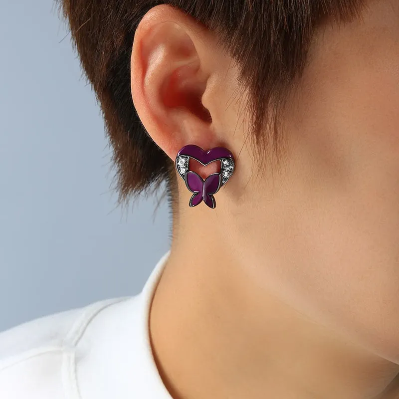 Nature Butterfly Stud Earrings