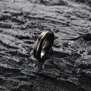 Classic Men Titanium Steel Wedding Band