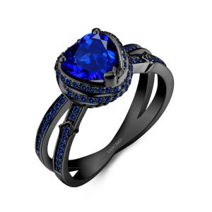 Best Of Black And Blue Engagement Rings