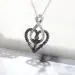 Classic Infinity Heart Anchor Pendant Necklace