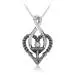 Classic Infinity Heart Anchor Pendant Necklace