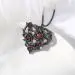 Gothic Nature Rose Pendant Necklace