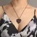 Gothic Nature Rose Pendant Necklace