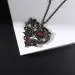 Gothic Nature Rose Pendant Necklace