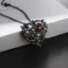 Gothic Nature Rose Pendant Necklace