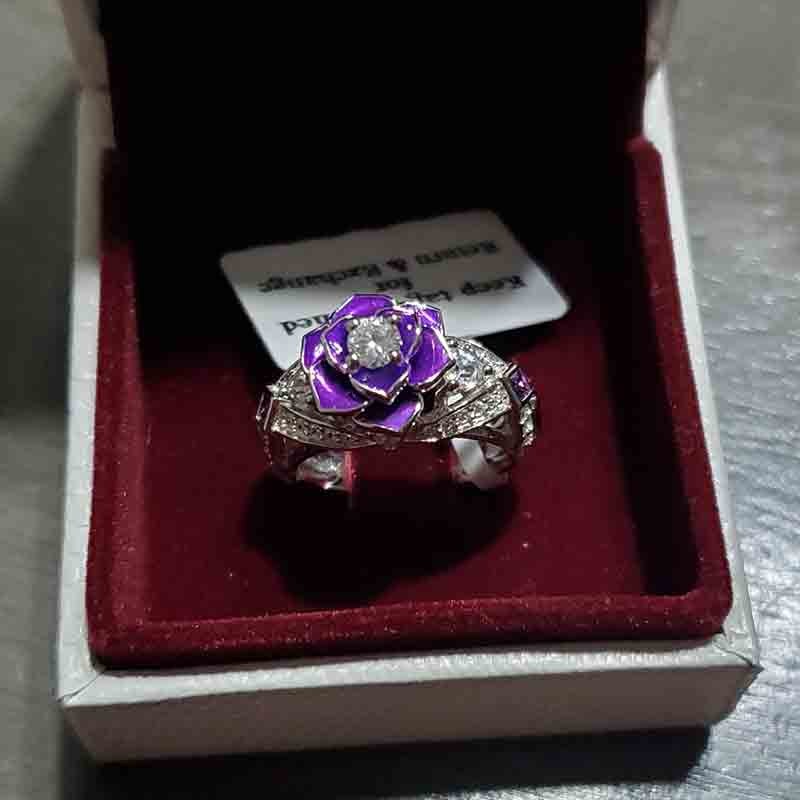 vancaro purple rose ring